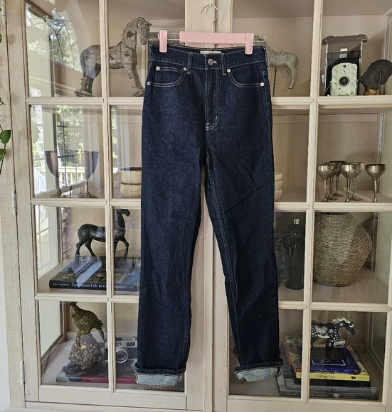 Everlane The Way High Slim Jean Pure Blue 25R - Picture 3 of 13